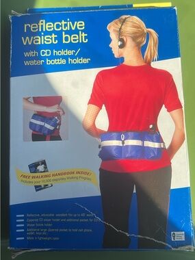 NWT Vintage Reflective Belt bag very functional or great for costume